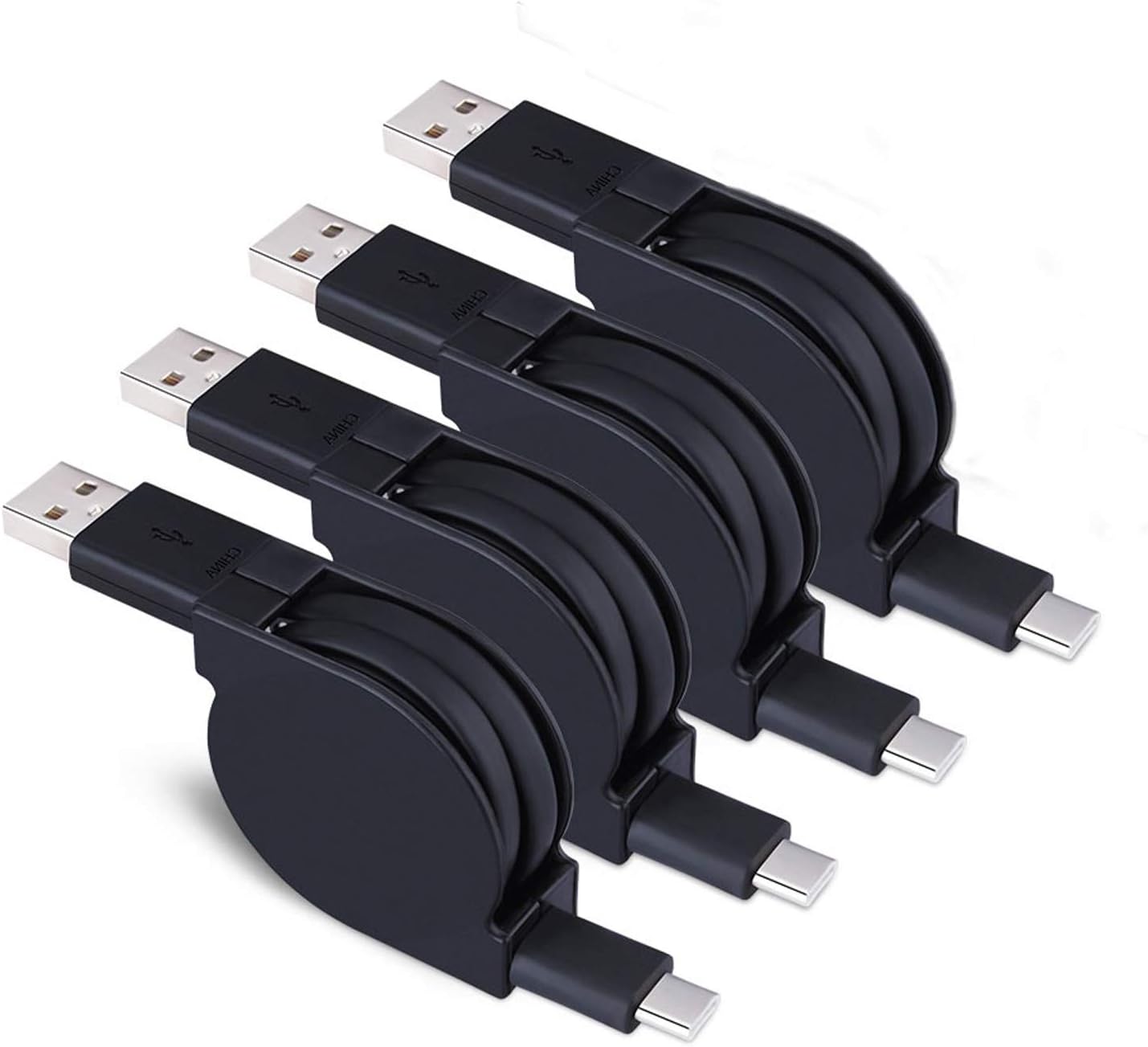 Sicodo USB Type C Cable, USB C Cable Cords 4 Pack (3.3ft