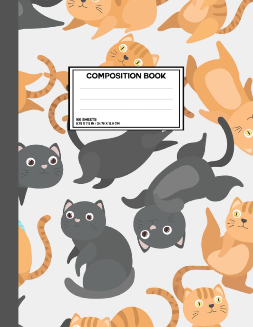 Aesthetic Composition Notebook: Cat Lovers Journal