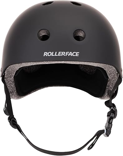 Miniatura 3 de Rollerface Casco multideportivo, monopatín, patinaje en línea, con doble certificado de seguridad internacional, interior extra acolchado, para