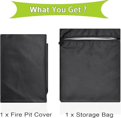 Miniatura 7 de Cubierta para hoguera para hoguera de estufa individual, 22 x 15 pulgadas, cubierta impermeable para exteriores para estufa individual, refugio