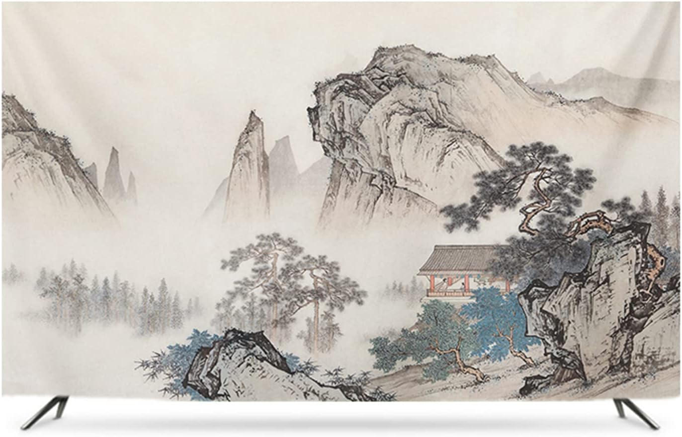 Universal Tv Covers 32 To 85 Inch Half Package Design Dustproof TV Screen Protector For LCD LED Cover(Size:65inch/151X92cm,Color:DH100-5)