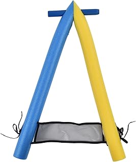 BORDSTRACT Swim Trainer Swimming Kickboard Swim Aid Training Aid Float Swimming Learning Kickboard Equipment a Triangular Shape Swim Trainer EPE Swim Kickboard Buoy for Adults Children (Blue Yellow)