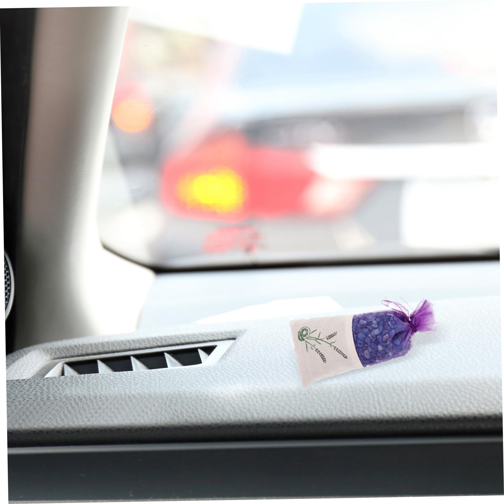 Lavendel Duftsäckchen Atmungsaktives Mesh Material 6 Stück mit Natürlichem Nano Mineral Langanhaltender Duft für Kleiderschrank und Auto