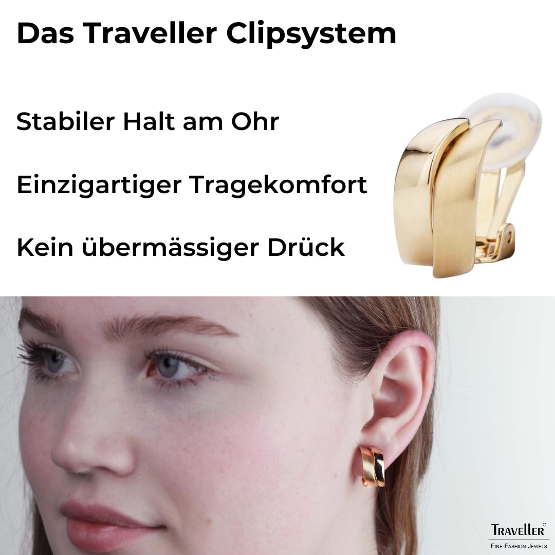 Traveller - Ohrclip - Damen - matt/glänzend