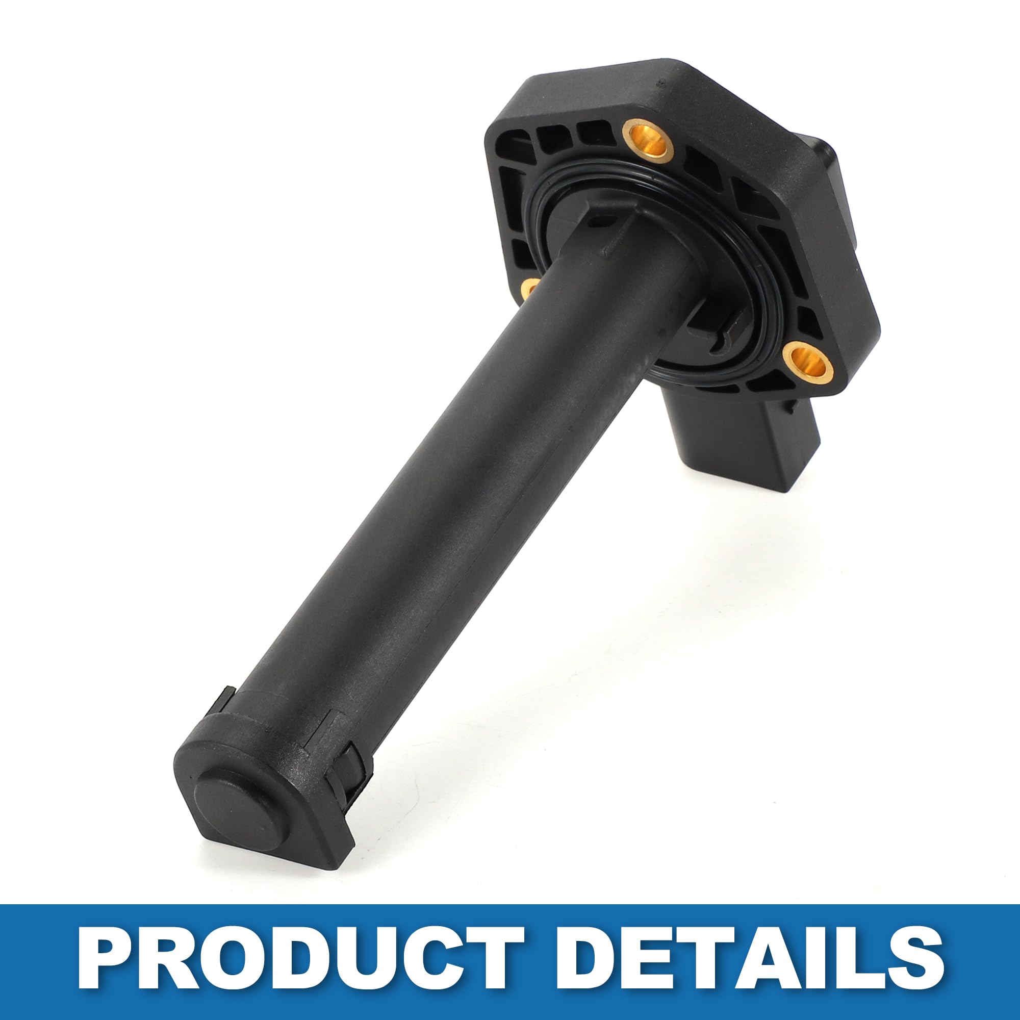 A ABSOPRO Sensor De Nivel De Aceite Del Motor No.12617607909 Sensor De Nivel De Aceite Para Bmw 525Xi E60 2006-2007 L6 3.0L Sedán Plástico Metal Negro