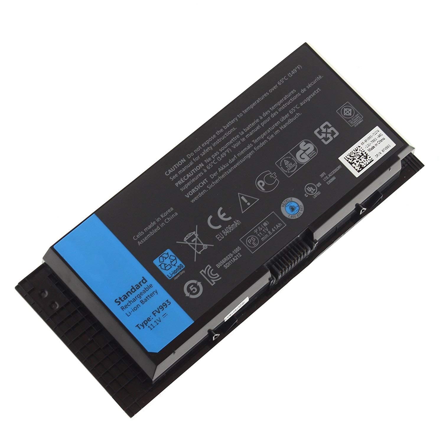 Battery Fv993 for Dell 87Wh