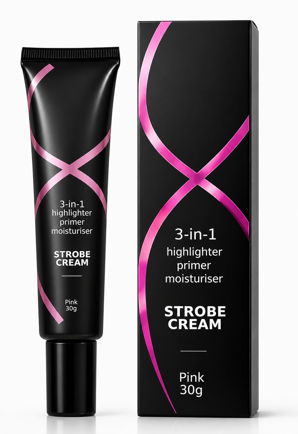 Strobe Cream Pink for Face Radiance, Multipurpose Cream, Dewy Glazed Instant Glow, Highlighter for Face, Boosts Hydration - for All Skin-image-27