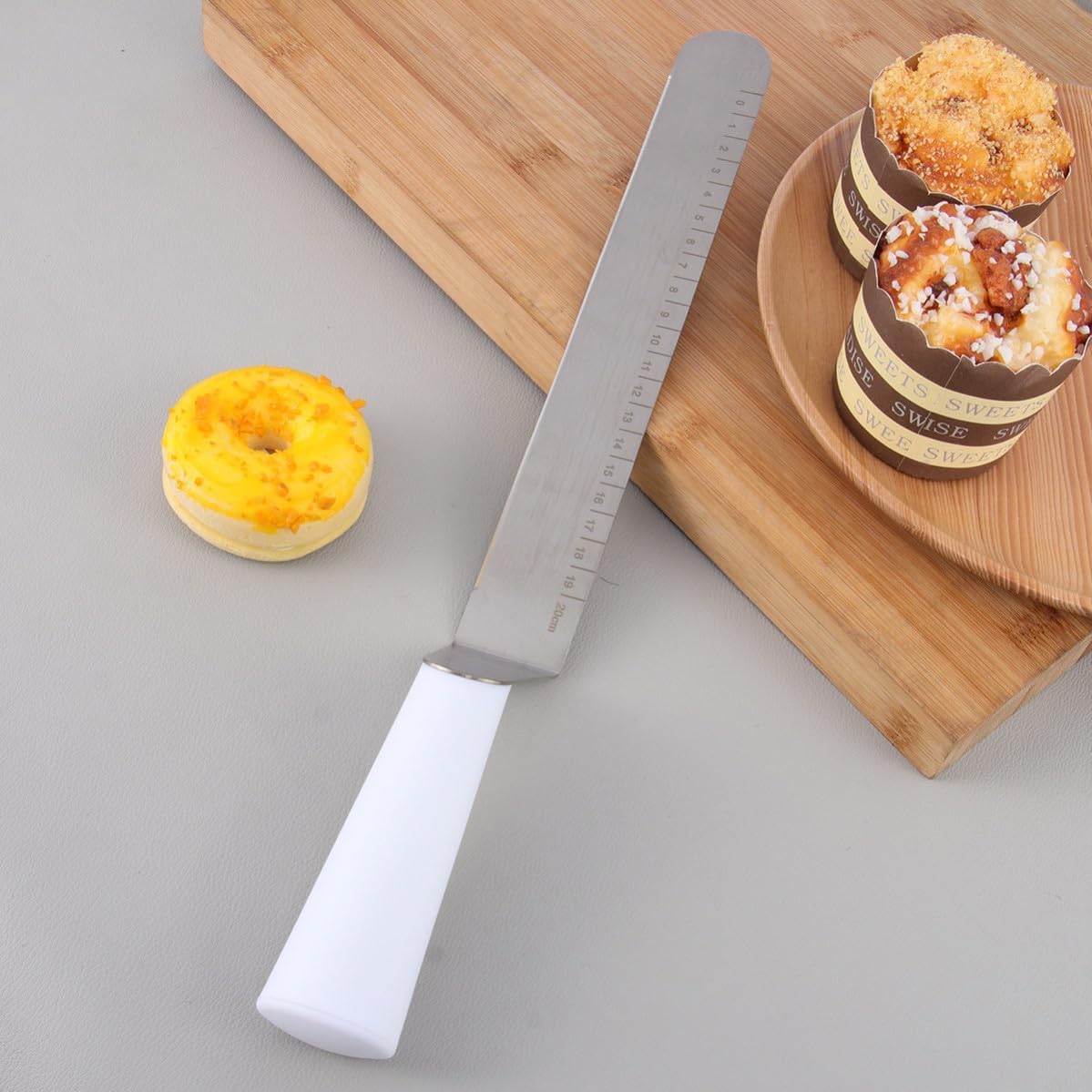 Cake Spatula Stainless Steel with Scale for Icing and Frosting