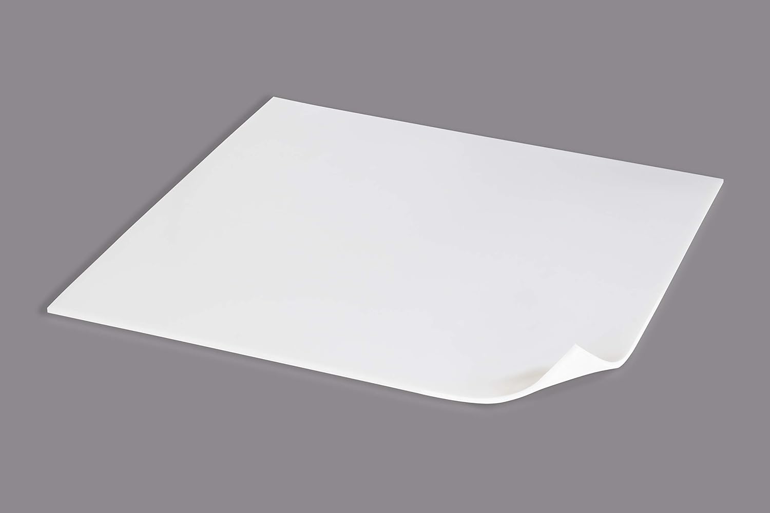 MATNIKS Food Grade Silicone Rubber Sheet 12x12-inch by 1/8 White - Duro Shore A65 High Temperature Heavy Duty for Gaskets DIY Food Covers Lids Sealing Material Supports Microwave Oven Protection