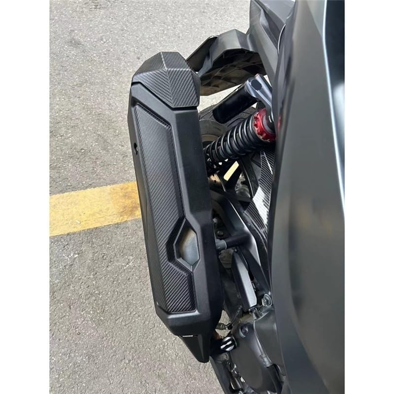 Cubierta protectora para el silenciador en rutas urbanas con Forza350 y NSS350 6