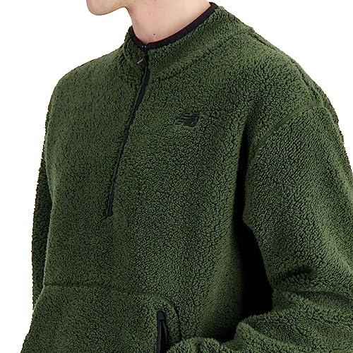 New Balance Men's R.w.tech Sherpa Pullover Half Zip4
