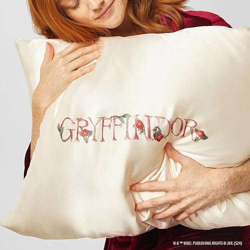 Vista 235 de Kitsch x Elf - Funda de almohada de satén con cremallera de tamaño queen/estándar, para el cabello y la piel, funda más suave que la seda, lavable a