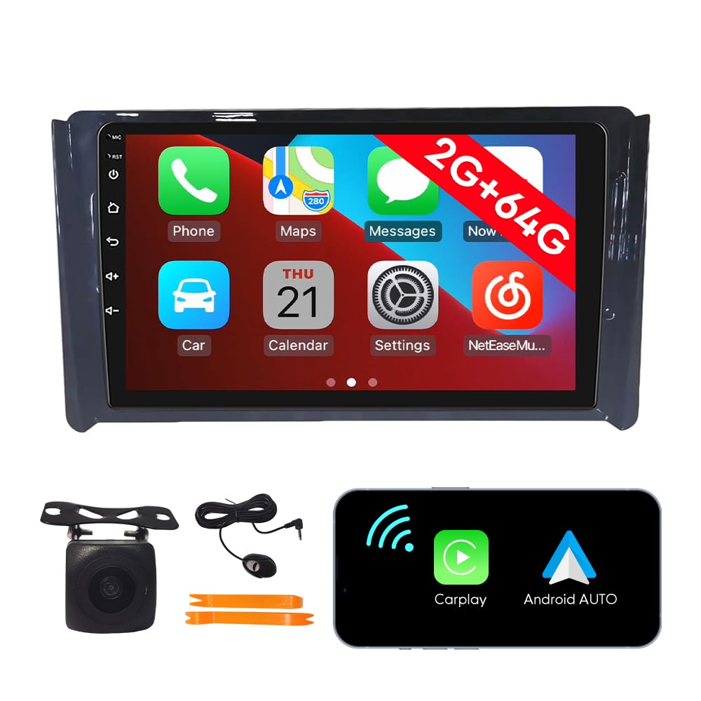 [2G 64G] Android Car Stereo FM Radio Carplay Android Auto 9