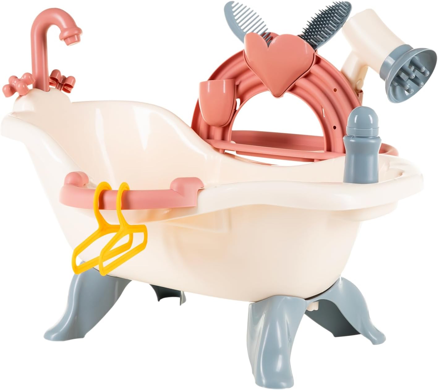 Cavallino Doll Bath Set Pastel, 15 pcs.