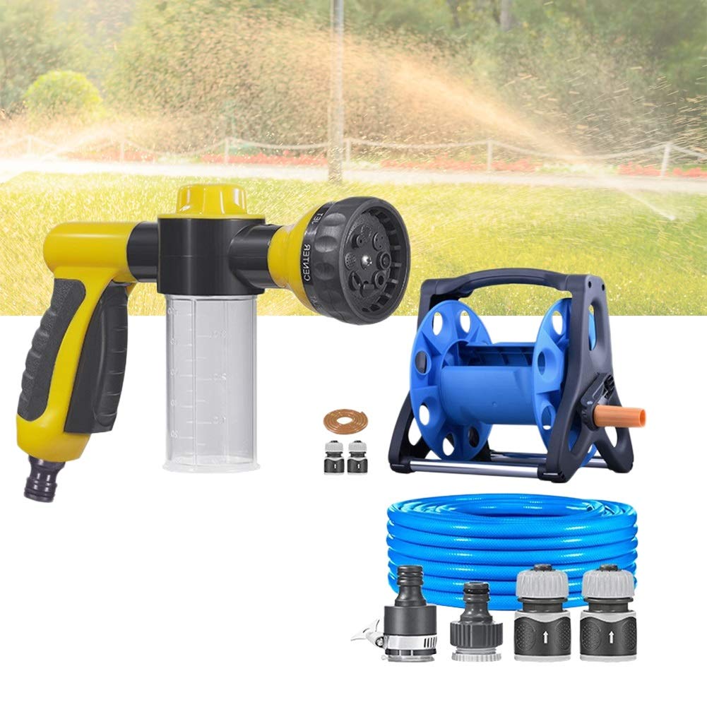 Ugello spray per irrigazione ad alta pressione per pistola a spruzzo per pulizia tappeti (tubo dell'acqua+tuta da 25 m)