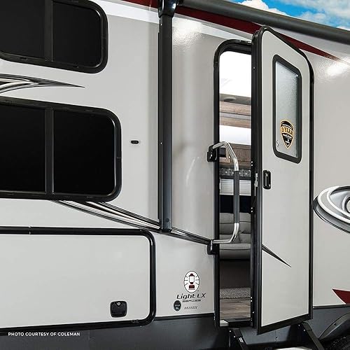 Miniatura 2 de Manufacturers' Select ITC Inc Stow & Go - Manija plegable de asistencia para caravanas, 5 ruedas y remolques, cómoda manija de entrada acolchada de