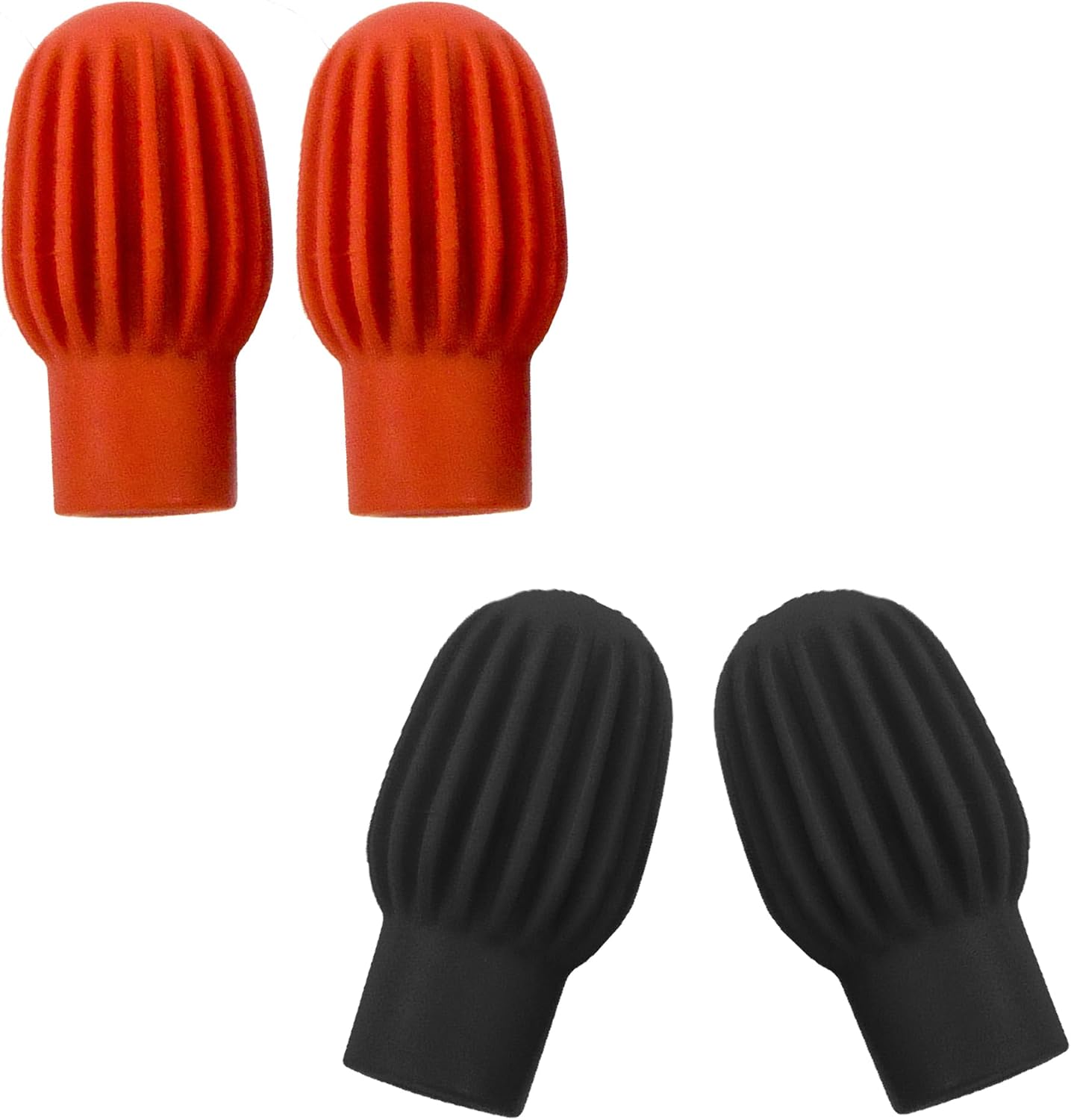 Amortiguadores para baquetas de silicona flexible (4 piezas) miniatura 1