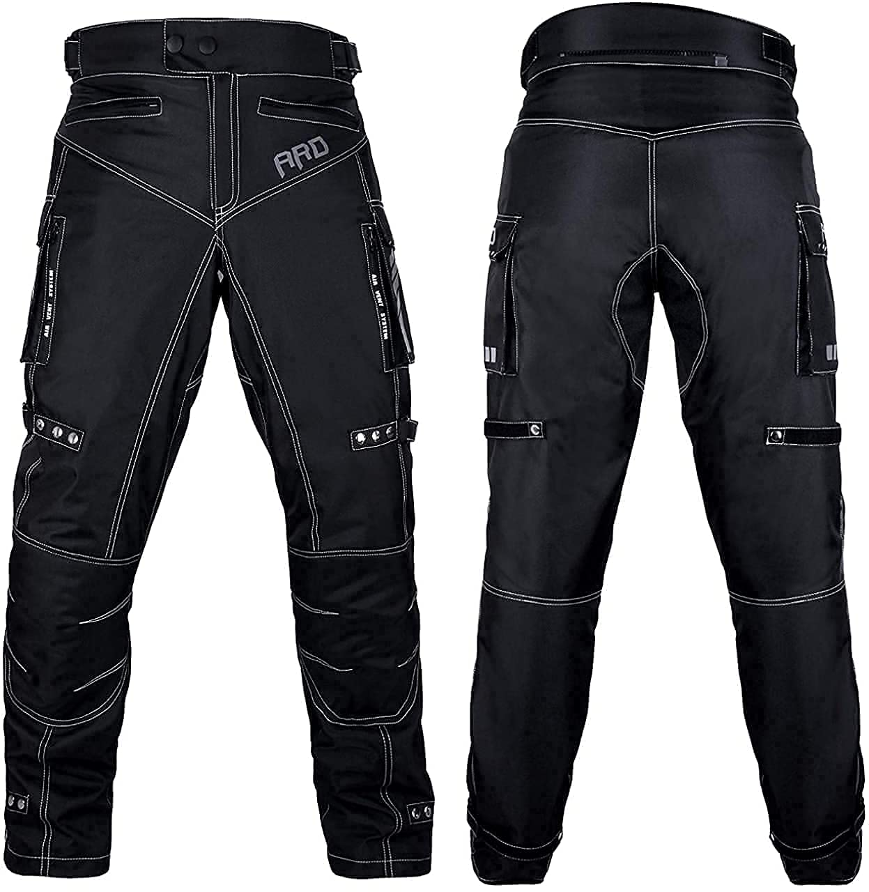 ARD Motorcycle Pants Men Biker Dual Sport Motorbike Waterproof, Windproof Riding Pants All-Weather