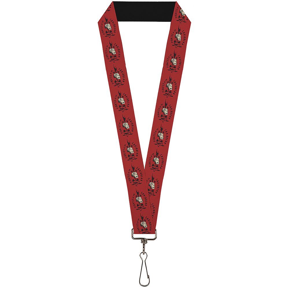 Buckle Down Lanyard - 1.0 - Pirates Of The Carribean Jack Sparrow Skull Accessory