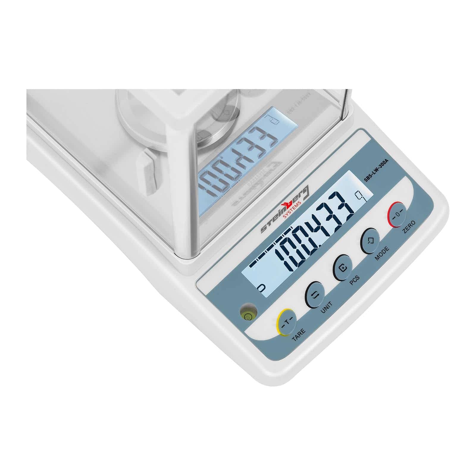 Steinberg Systems - SBS-LW- 300A - Bilancia di precisione - 300 g / 0,001 g - LCD - Piatto di pesata in acciaio inox