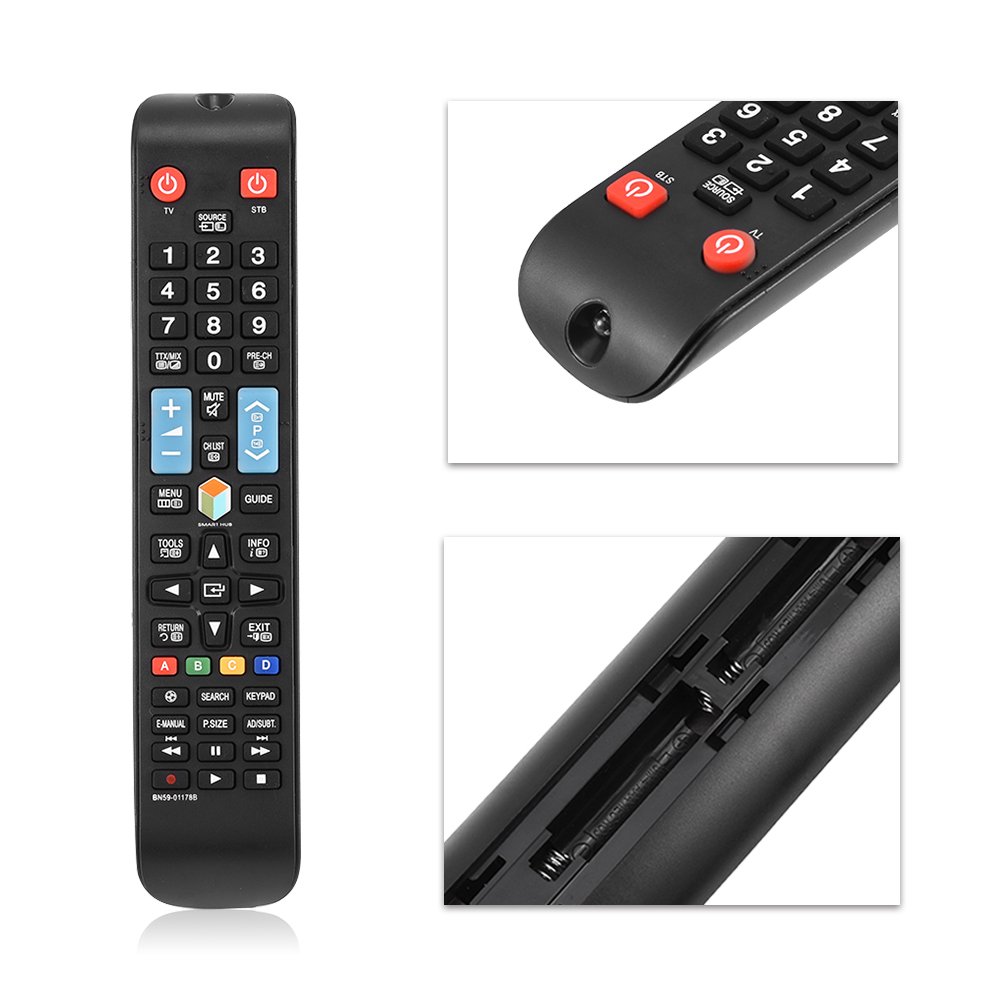 Mando a distancia de repuesto para Samsung BN59-01178B UA60H6300AW UE32H5500