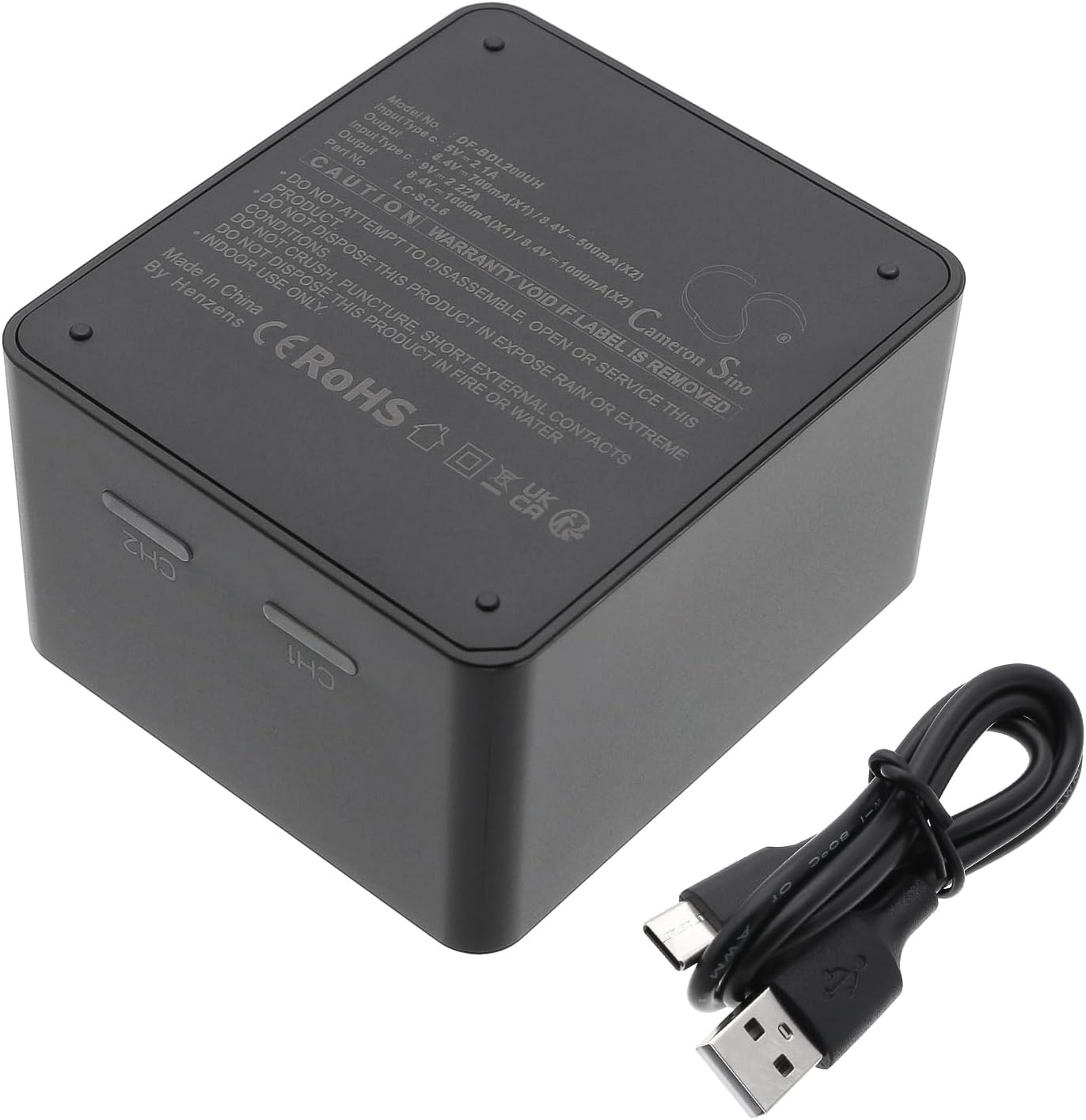 Battery Charge for Leica Q2, Q3, SL2, SL2S PN:Leica 19 531, BP-SCL6, LC-SCL6