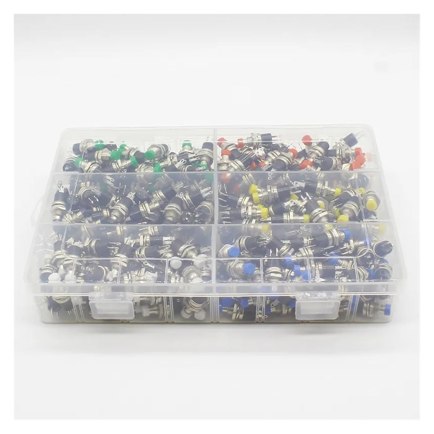 300 Pieces 7mm momentary Push Button Switch Press Reset Switch momentary Switch Push Button Switch Normally Open Normally Open