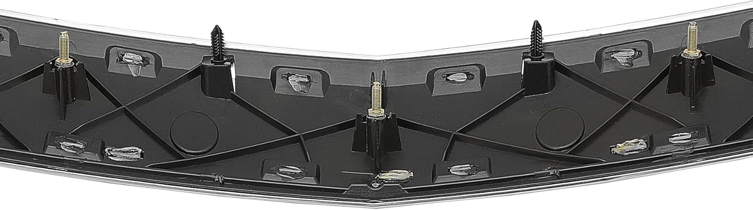 HECASA Chrome Front Hood Molding Trim Compatible with 2007-2014 Lincoln Navigator Replacement for 7L7Z16856AA 7L7Z-16856-AA Front Hood Bezel Grille Molding Trim