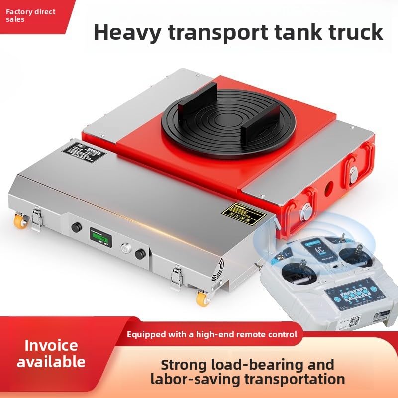 Zdalnie sterowany elektryczny transporter zbiorników, łyżworolki do ciężkich przedmiotów, nośność 10-120 ton
