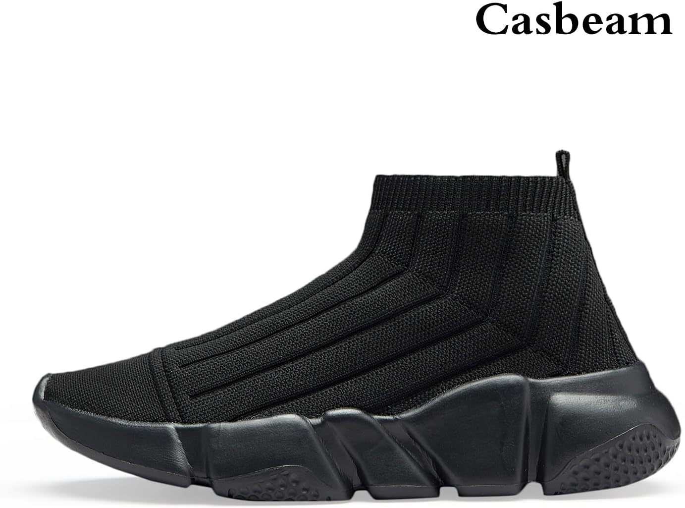 Casbeam Boys and Girls Breathable Lightweight Fashion Casual Sports Walking Shoes Running Sneakers High Top (Toddler/Little Kid Bib Kid) - Image 2