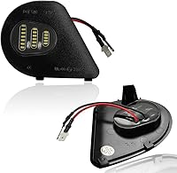 Vista 5 de ROCCS Conjunto de 2 luces LED para espejo lateral compatible con Dodge Ram 1500 2500 3500 4500 5500 2010-2019, 6000 K, blanco