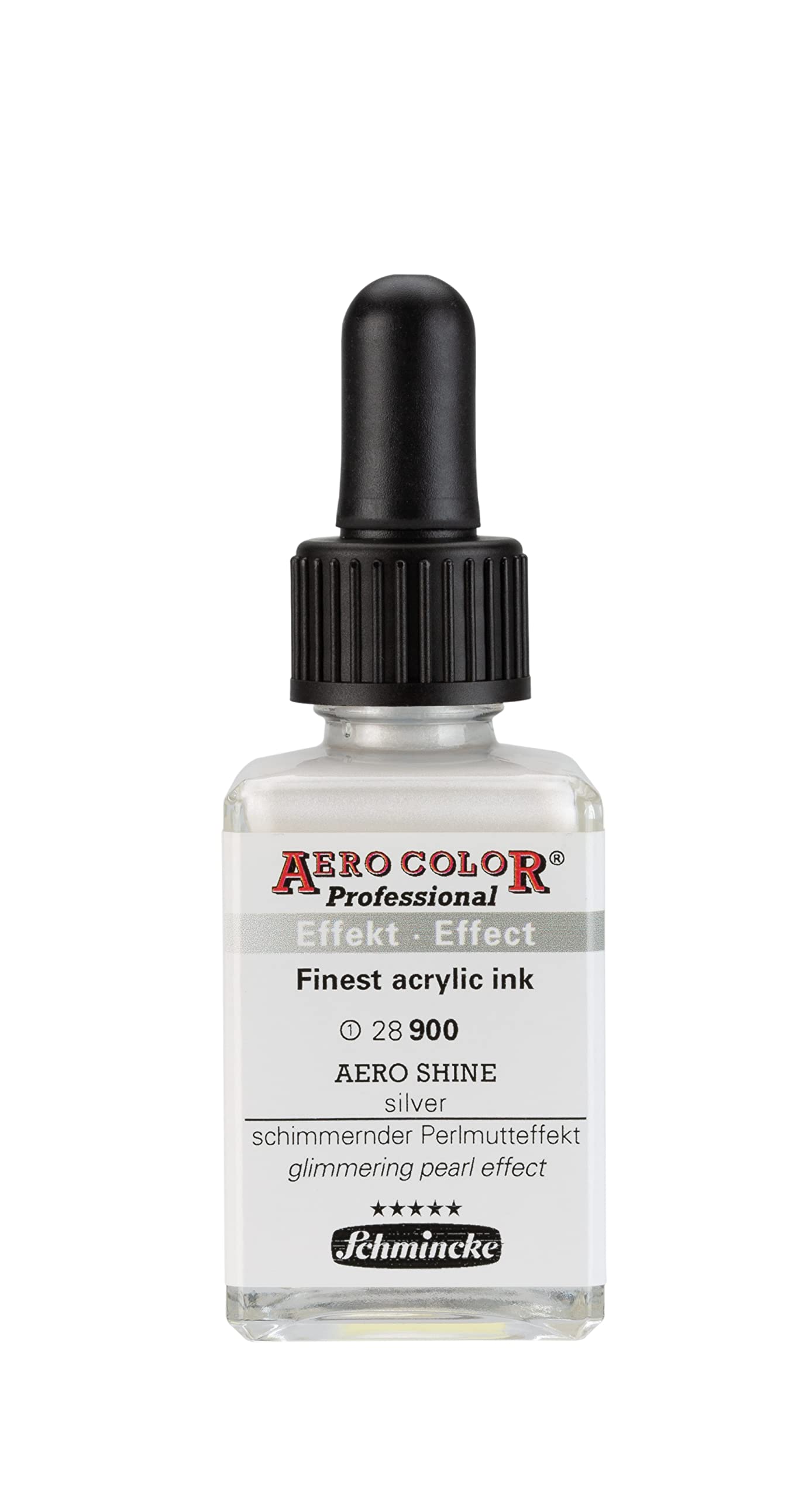 Schmincke Aero Color Professional Akrilik Airbrush Mürekkebi 28 ml 900 Aero Shine Silver