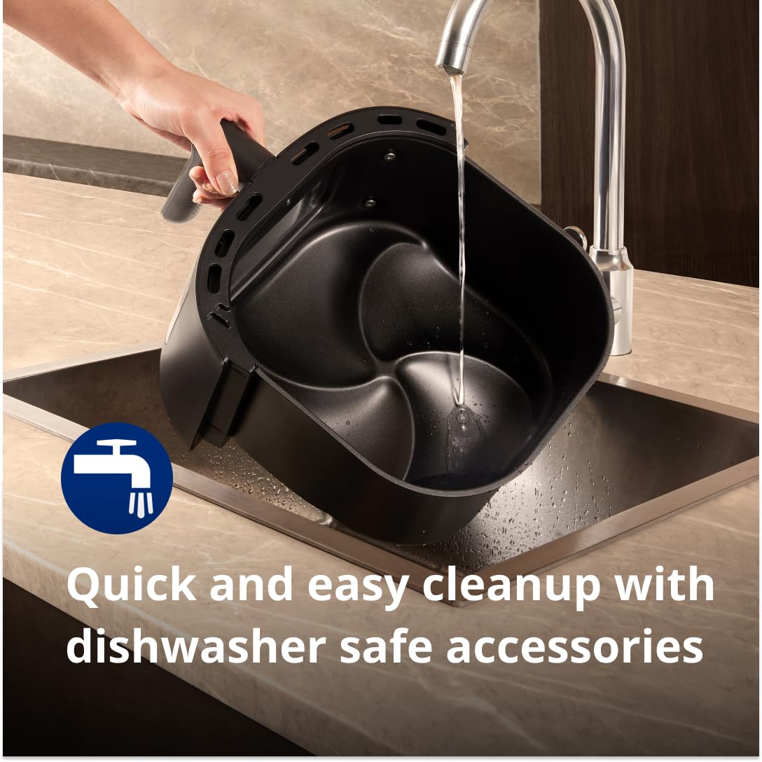 Philips NA120/00 frytkownica powietrzna, czarna, 1500 W, 4,2 l