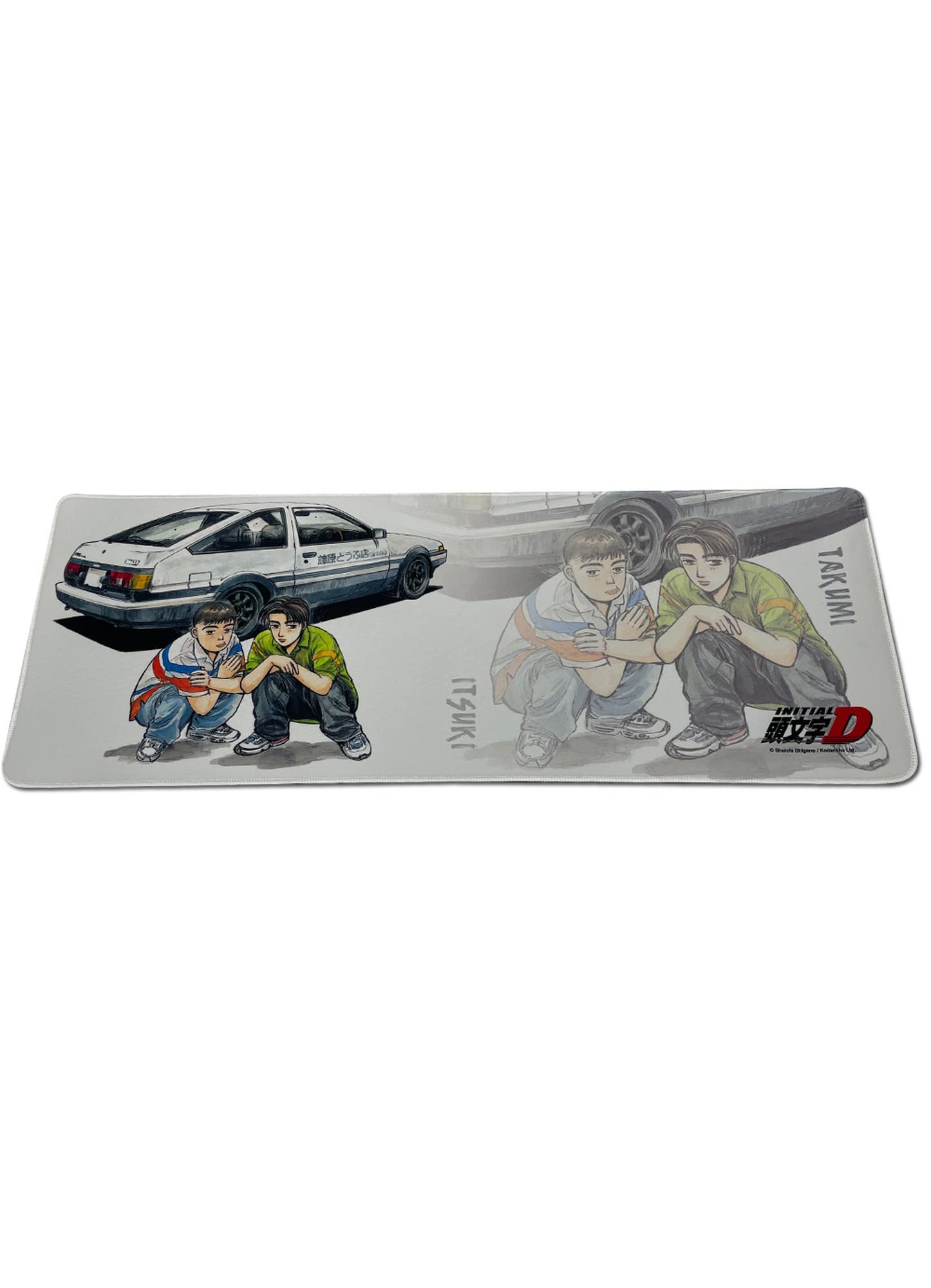 Initial D (Manga) - Takumi Fujiwara & Itsuki Takeuchi Color Artworks Mouse Pad