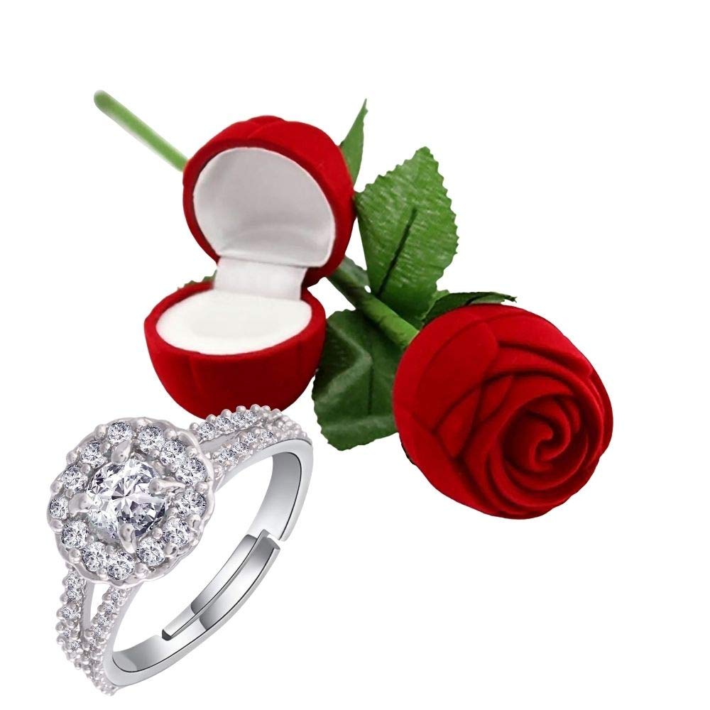 See full amazon price history chart for I Jewels Silver Plated CZ American Diamond Brass Adjustable Finger Ring with Red Rose For Womens and Girls (S001-FL175WCO) I Jewels Silver Plated CZ American Diamond Brass Adjustable Finger Ring with Red Rose For Womens and Girls (S001-FL175WCO) (B08SHHS1TQ) Amazon Price History, Amazon Price Tracker