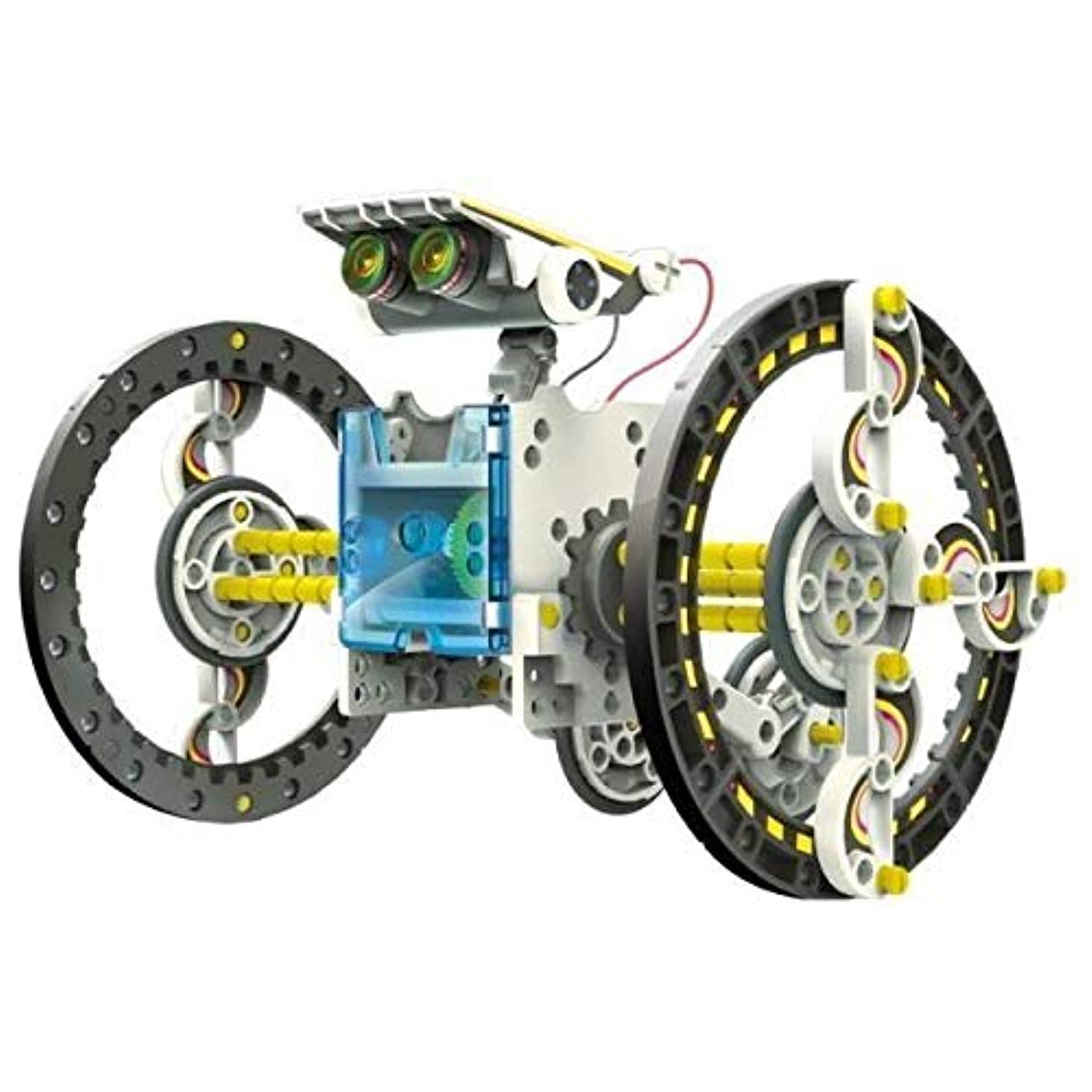 BRO 14 In 1 Creative DIY Model Assemble Educational Solar Powered Transformers Robot Kit Toy Gift