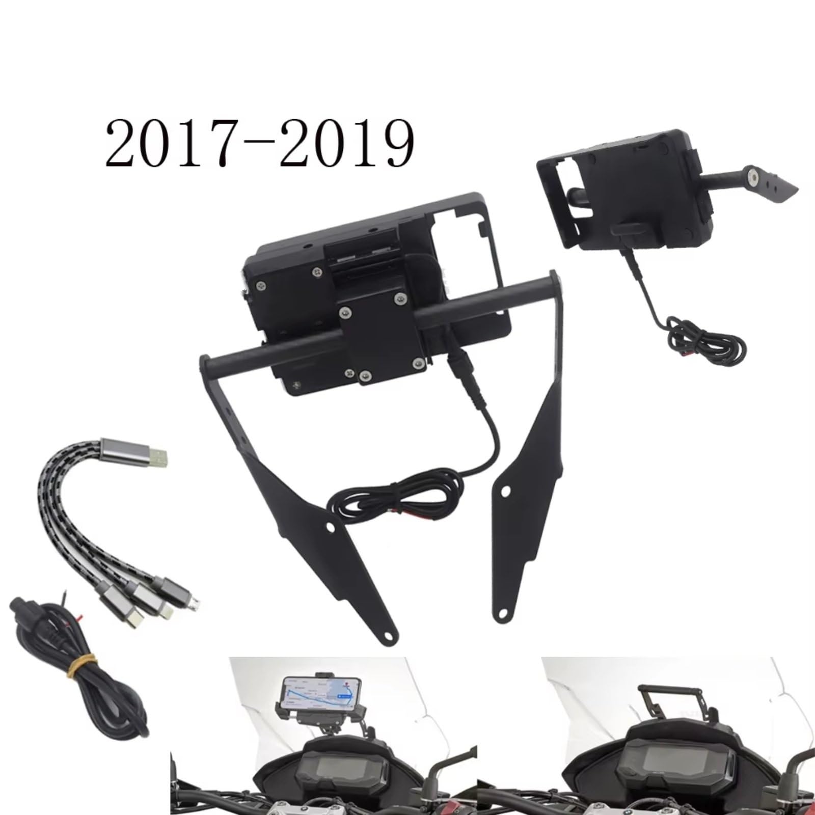 Supporto Per Telefono Moto Per BMW G310GS G310R 2017 2018 2019 2020 2021 2021 Supporto Navigatore GPS Smartphone Moto(Set)