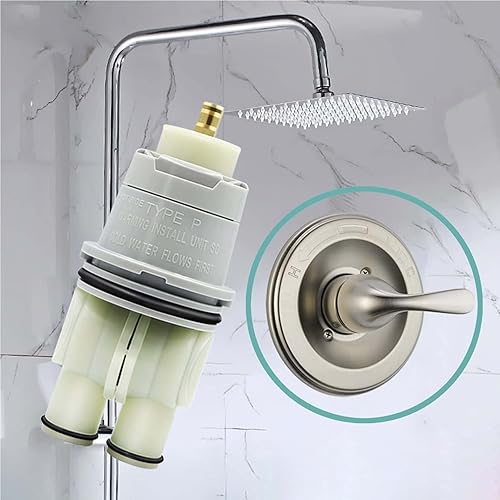 Miniatura 8 de RP46074 Conjunto de cartucho de válvula de ducha compatible para ducha y bañera Serie 1314 grifo, conjunto de reparación universal de una sola