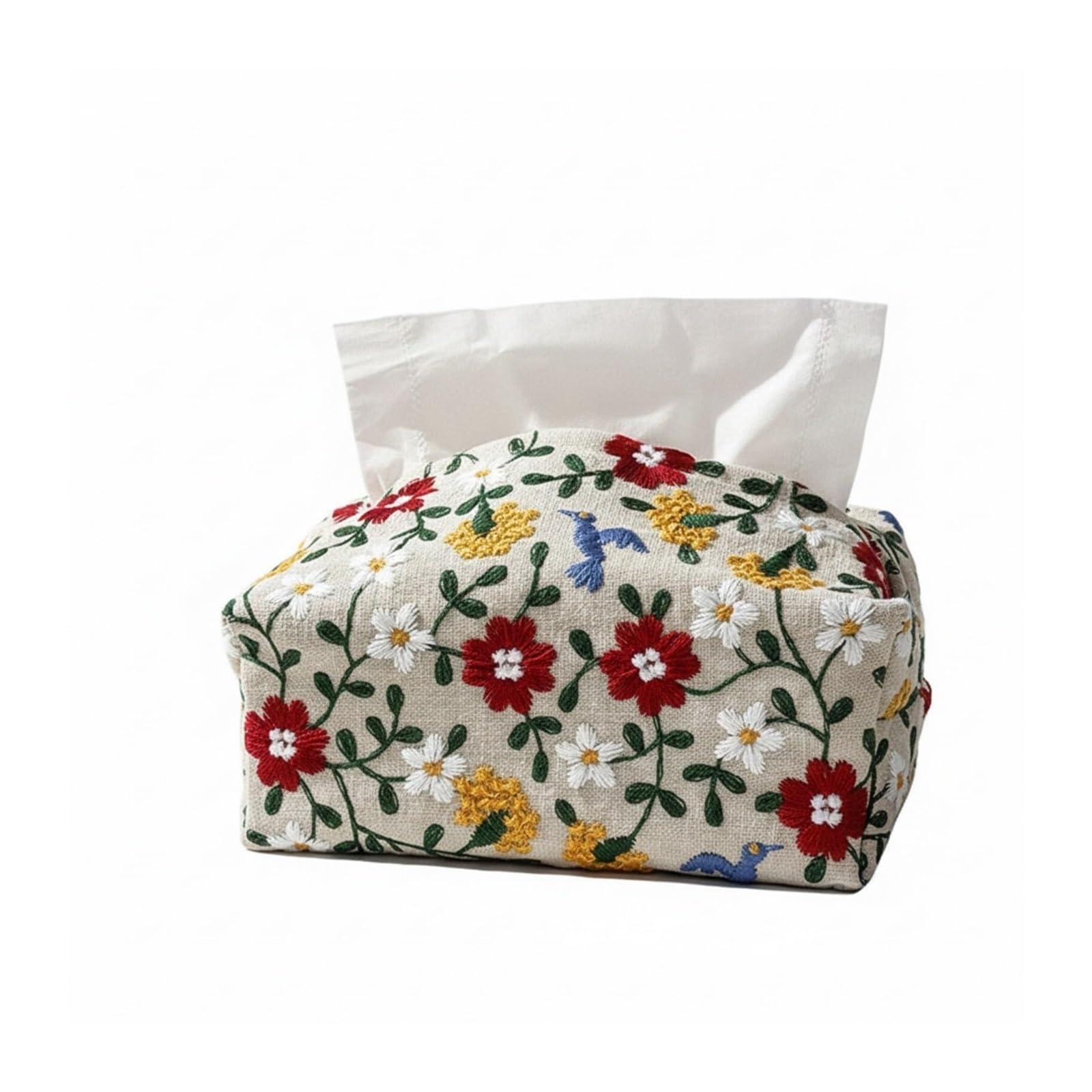 Support décoratif et fonctionnel pour boîte à mouchoirs lavable
