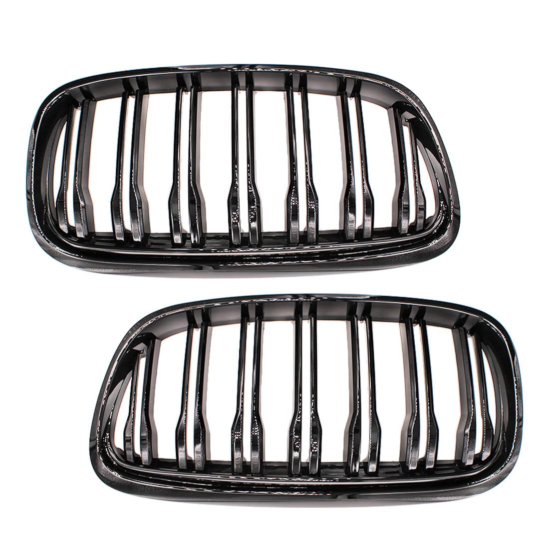2 piezas de malla de parrilla delantera para BMW 2-Series F45 Active Tourer Pre-facelift 2-Series F46 Gran Tourer Pre-facelift 2014-2018