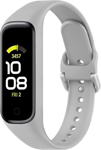 Miniatura 7 de Wanme Correas de repuesto para Samsung Galaxy Fit 2 Band para mujeres y hombres, paquete de 3 correas deportivas de silicona compatibles con Samsung