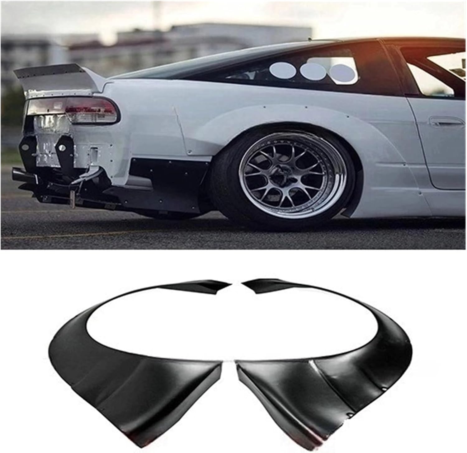 180SX FRP RB WIDE-STYLE リアオーバーフェンダー FRP 180SX RB 180SX FRP RB WIDE-STYLE リアオーバーフェンダー FRP 180SX RB