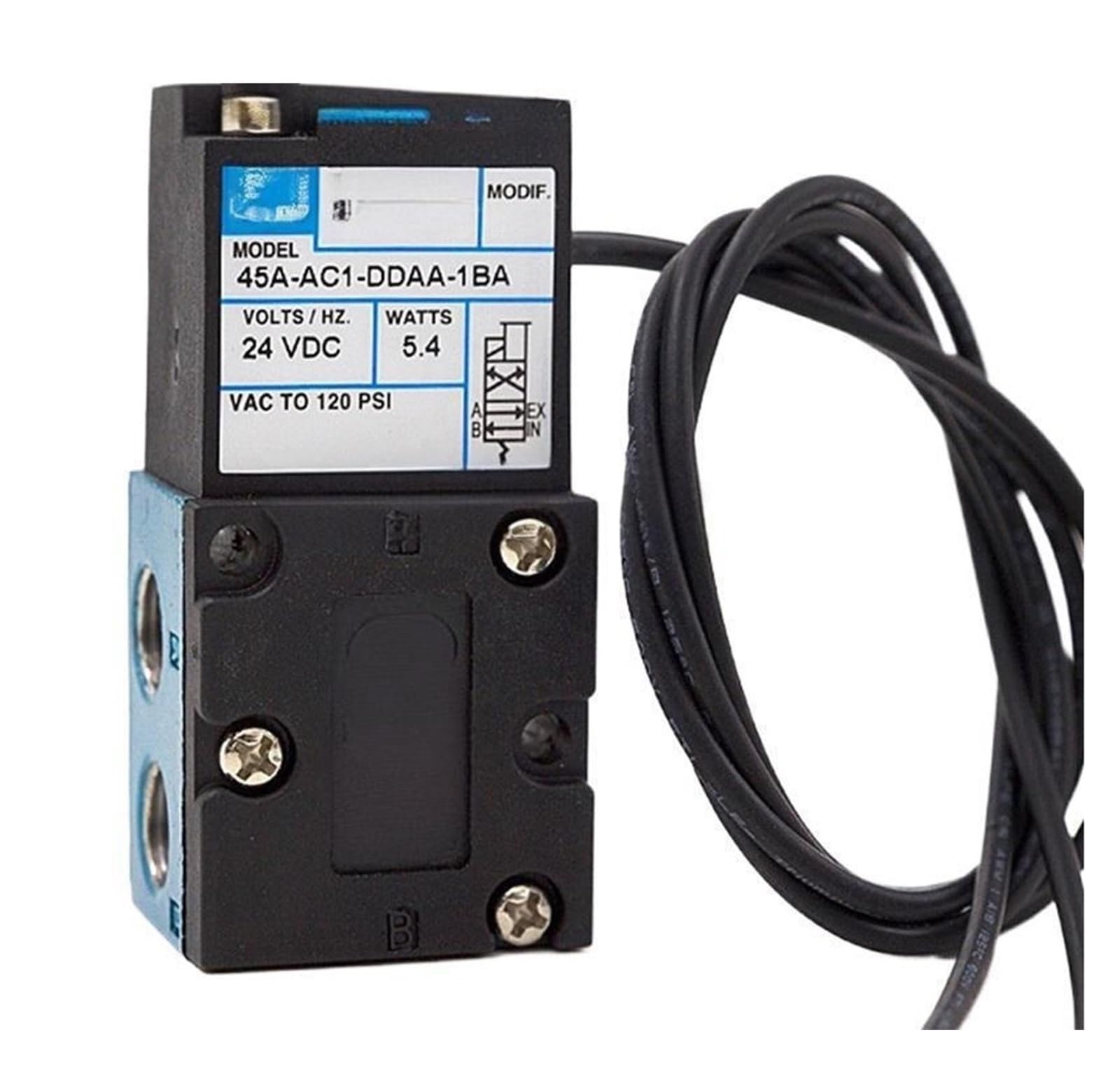 Électrovanne 45A-AC1-DDAA-1BA DC24V pour stopper les fuites d'air comprimé