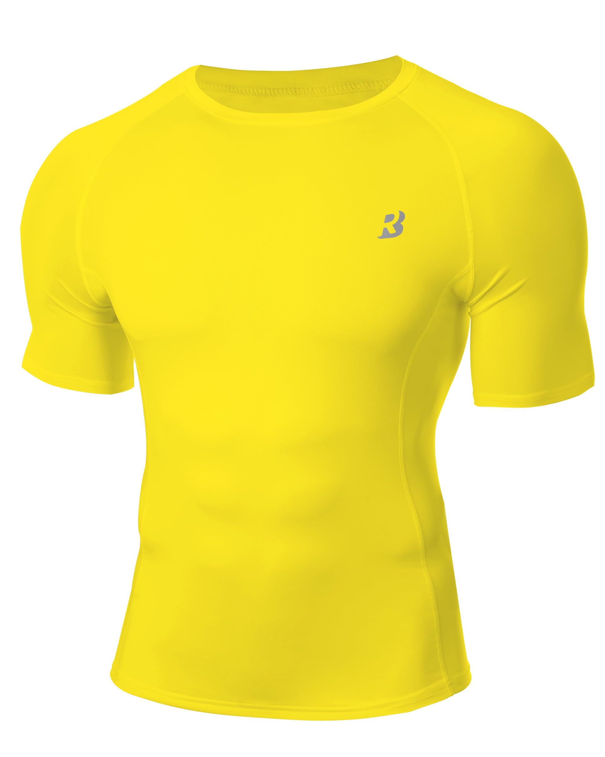 WISMBOX 1/3er Pack Kompressionsshirt Herren Kurzarm, Elastisch Atmungsaktiv & Schnelltrocknend, für Fitness, Training, Laufen & Gym