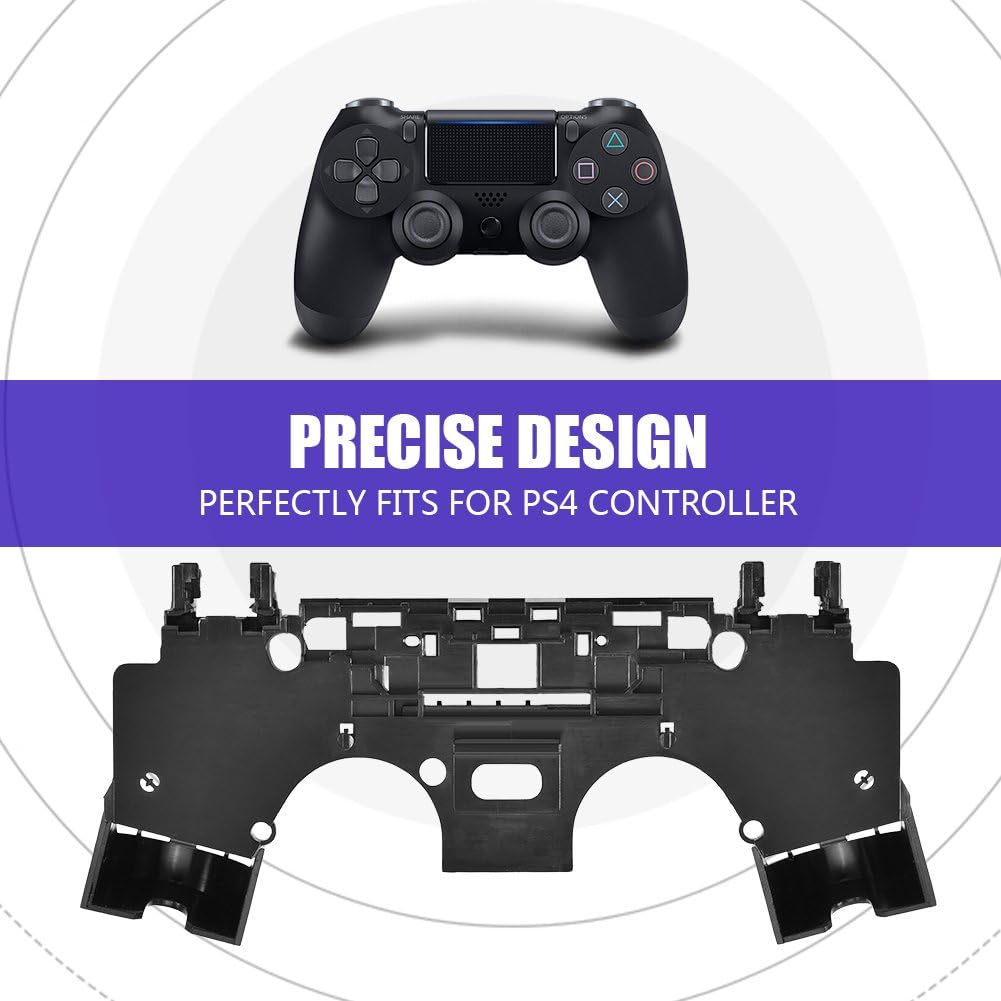 Pomya Plastic Middle Housing Shell Case Cover Replacement Part for PS4 Controller