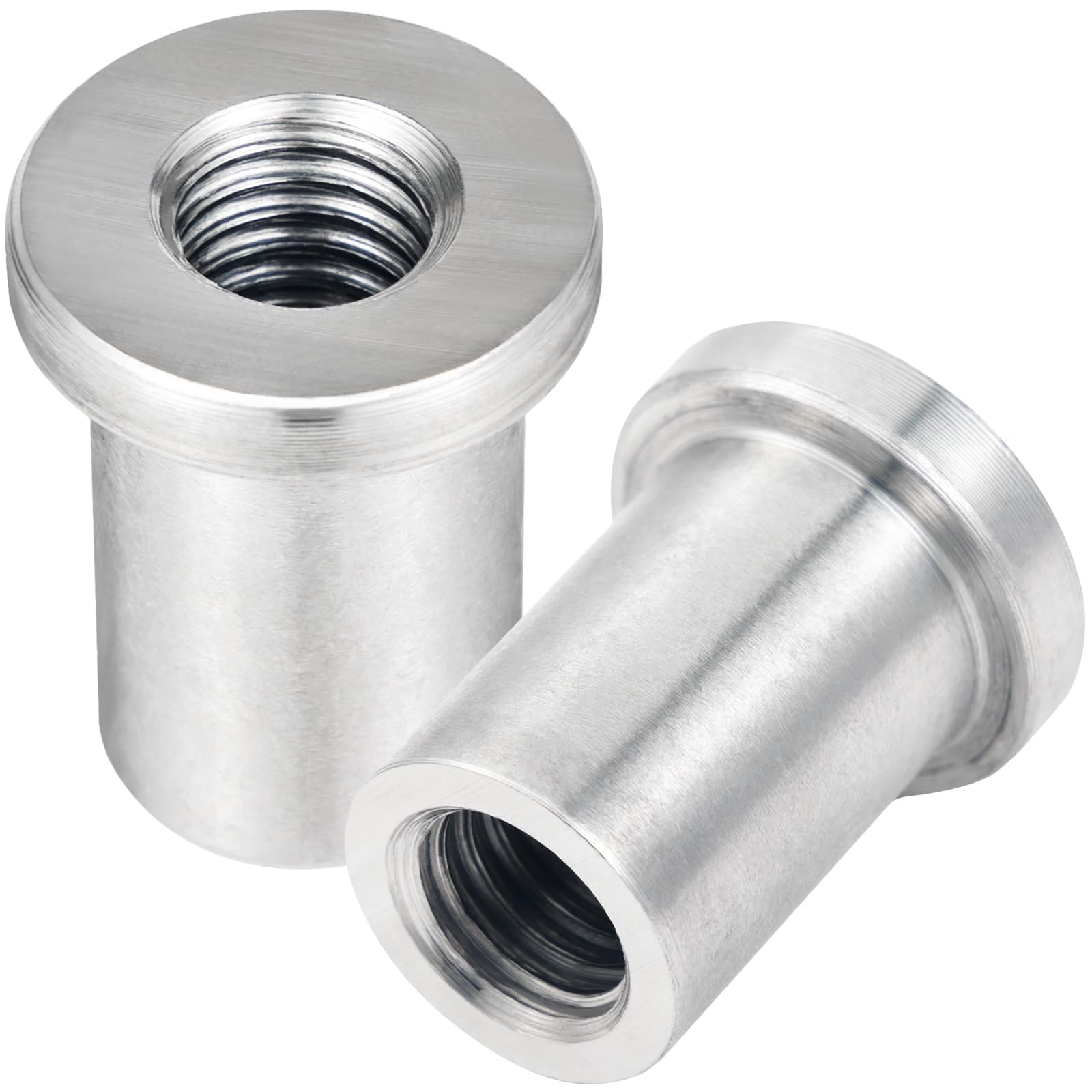 Weld Nuts - 8 Pack 1/2"-13 Thread, Easy Welding -8