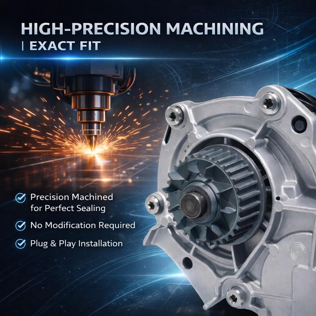 06L121012A EA888 Gen3 Electric Water Pump Thermostat Assembly Coolant Pump With Gaskets for Audi A3 A4 A5 A6 Q3 Q7 TT S3 Volkswagen Beetle Passat Golf GTI 2.0L Auxiliary Replace OE 06L121111P/B/G/J/H