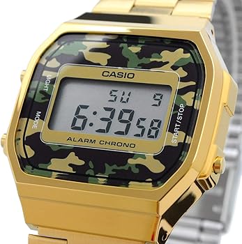 CASIO デジタル腕時計 A168WEGC-3DF ゴールド シルバー ペア 楽天市場