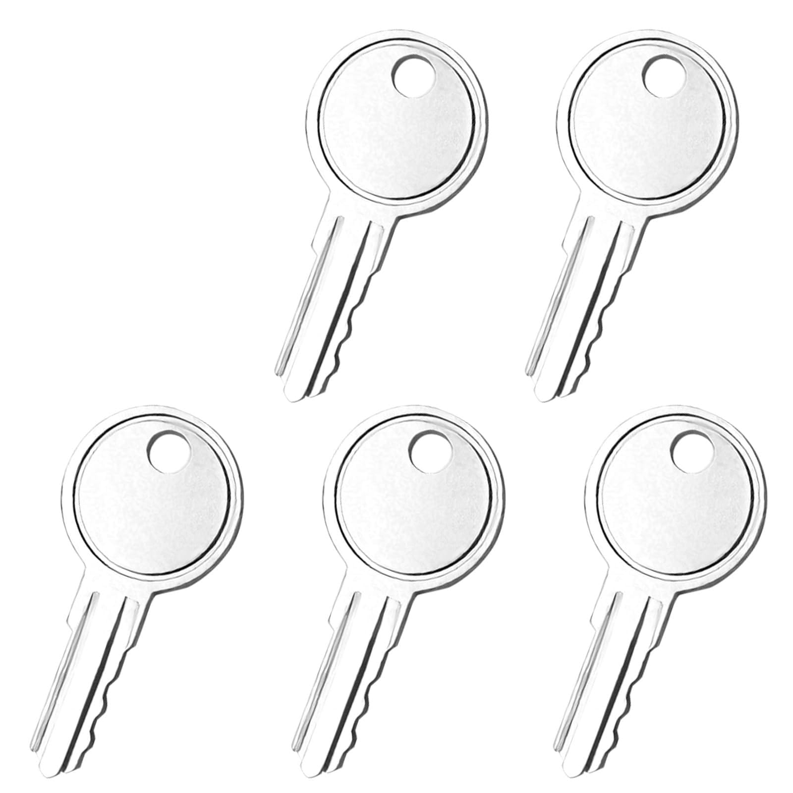5 Pcs UPVC Window Lock Keys, Spare Replacement Set