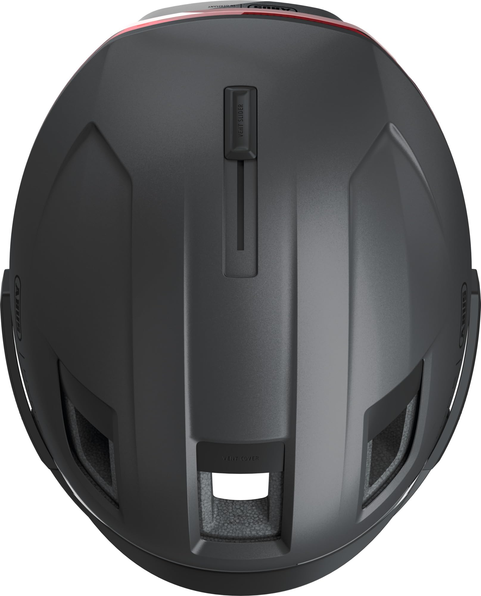 ABUS HYP-E Ace Bike Helmet - with Front Light, Rear Light and Indicator Light - with Visor and Earmuffs - Also Suitable for e-Bikes and S-Pedelecs - for Men and Women - Size S, Silver